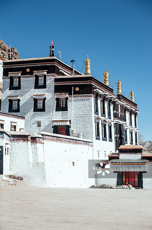 西藏日喀则扎什伦布寺图片素材