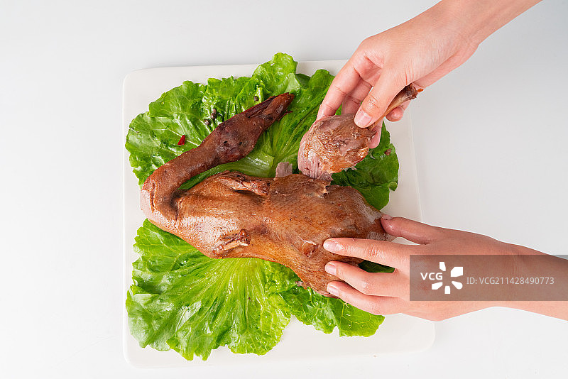 卤鸭香辣鸭图片素材