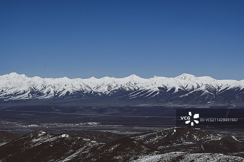 青海湖冬季图片素材