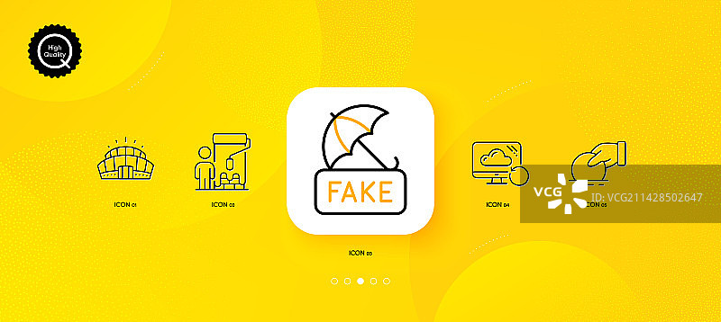 捐赠、修復云朵极简线条图片素材