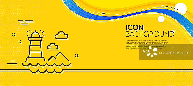 灯塔线图标烽火台标志图片素材