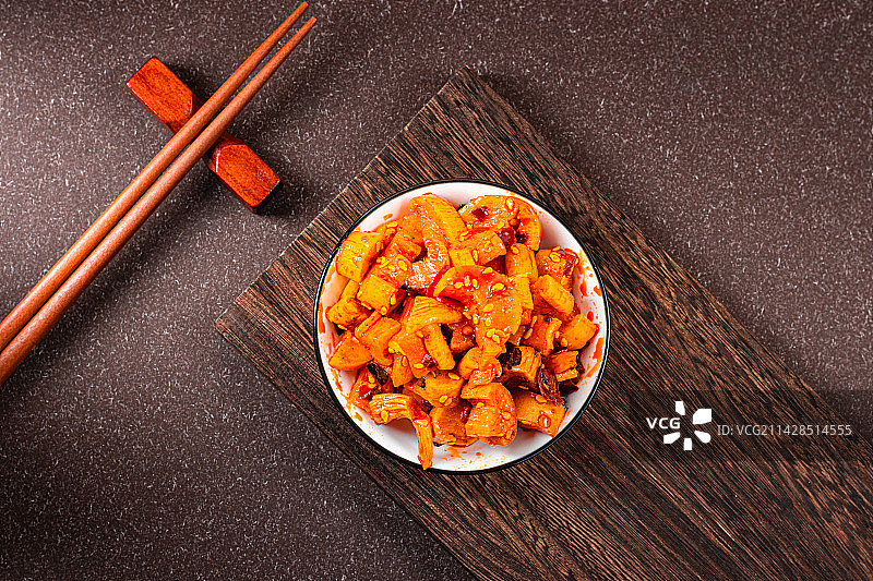 香辣萝卜干图片素材