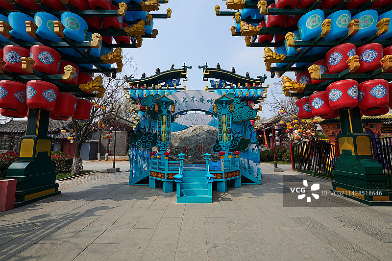 东平大宋不夜城 影视城图片素材