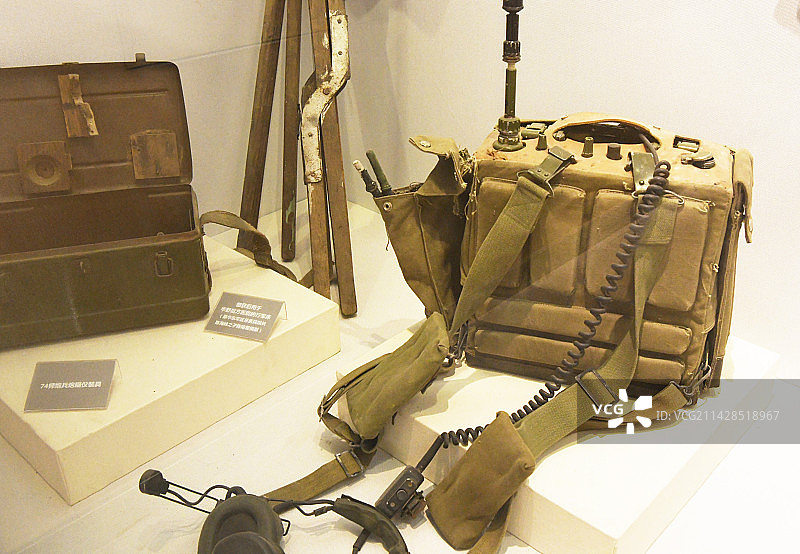 山东临沂孟良崮战役纪念馆展品图片素材