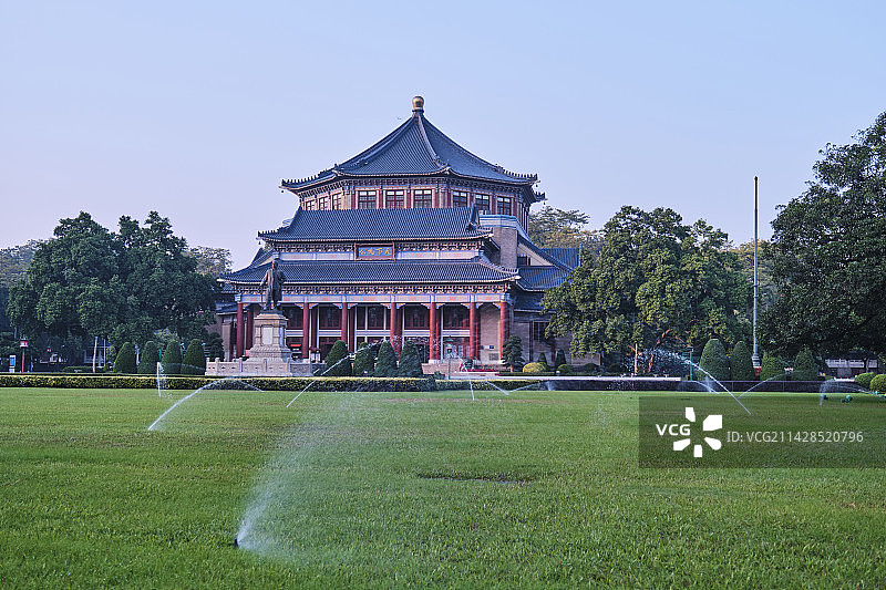 广州中山纪念堂旅游景点传统民国建筑图片素材