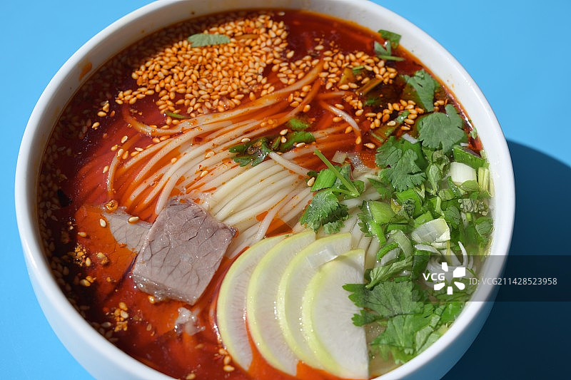 正宗兰州牛肉面图片素材