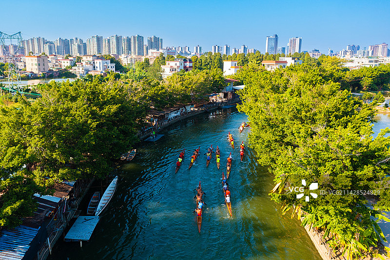 顺德大良河图片素材