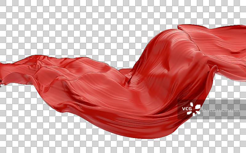 3D渲染红色波纹图片素材