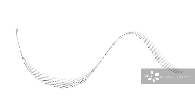 点状半色调波浪流动线条图案图片素材