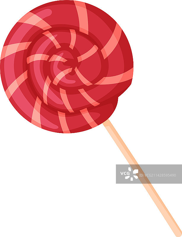 红色棒棒糖卡通图片素材