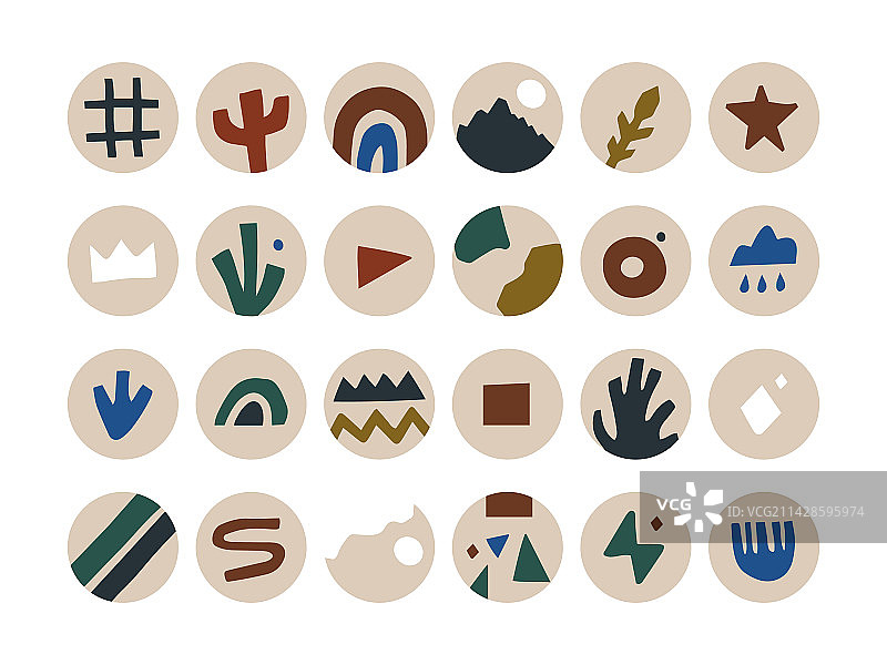 各种高光封面抽象图案图片素材