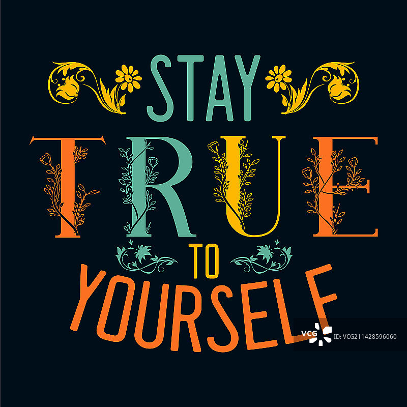 用这件励志T恤保持真我图片素材