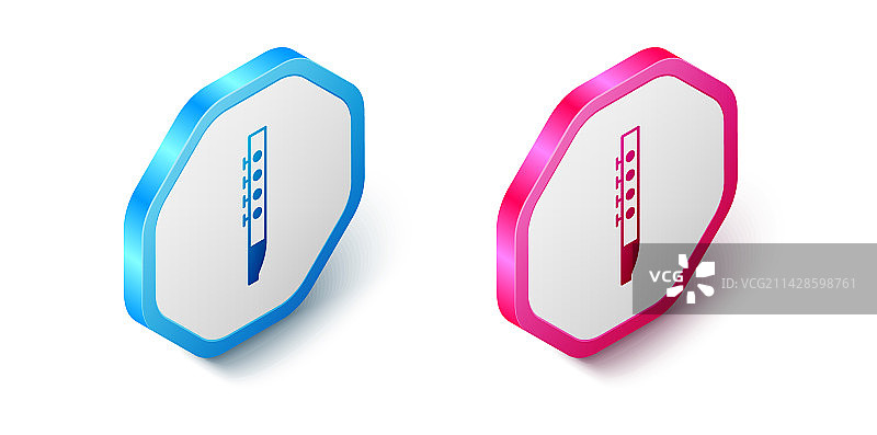 2.5D长笛图标图片素材