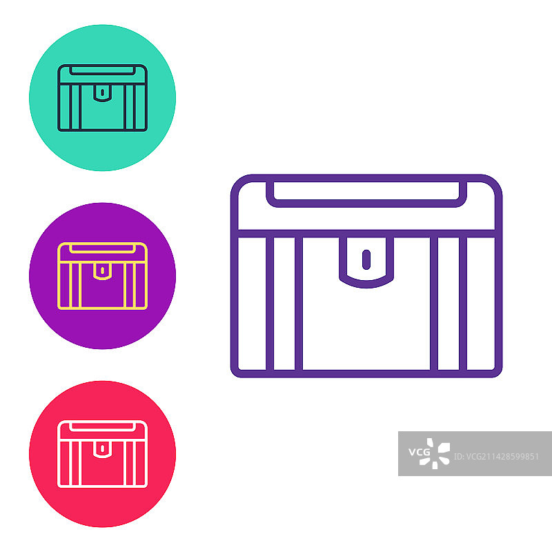 古董宝箱图标素材图片素材