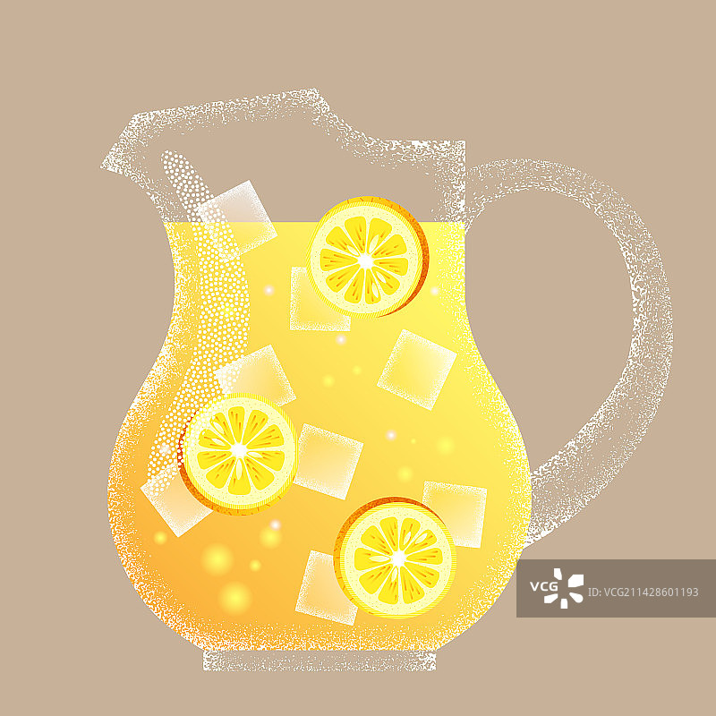 黄色柠檬水玻璃罐纹理图片素材
