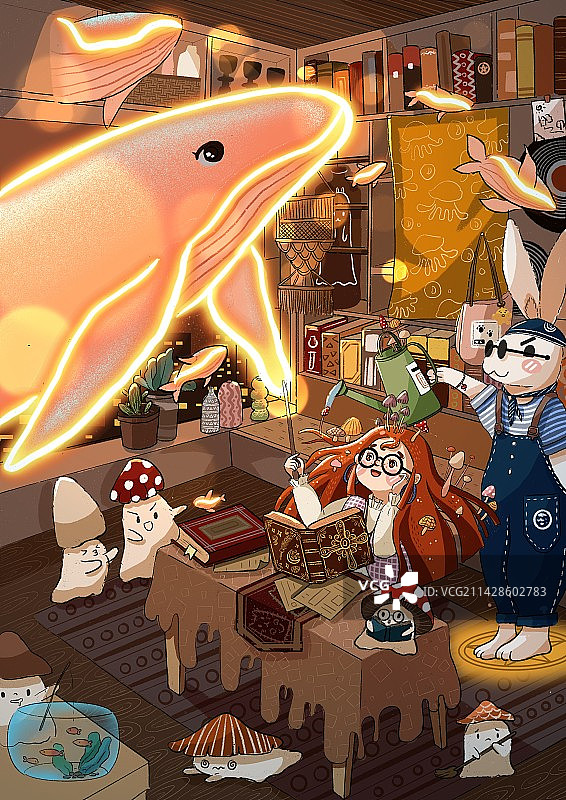 【奇幻儿插】系列一：魔法师图片素材