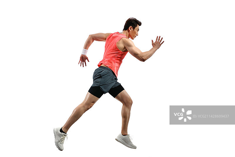 奔跑的运动员图片素材