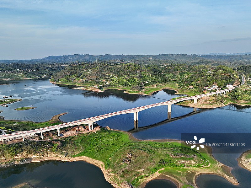 一桥飞架图片素材