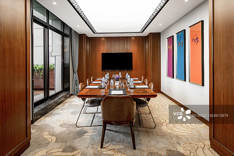 高档酒店会议室图片素材