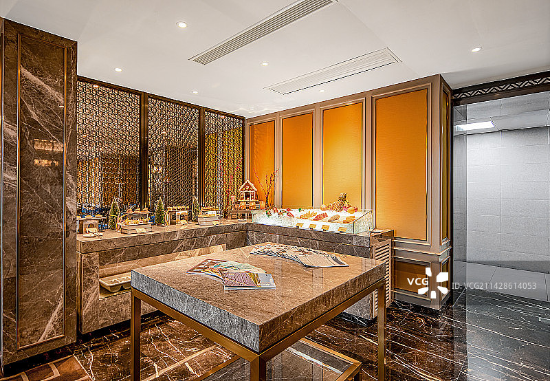 酒店自助餐厅内景图片素材