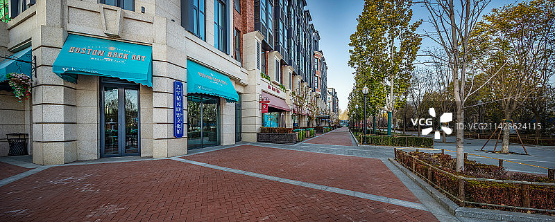 房地产建筑外部街道图片素材