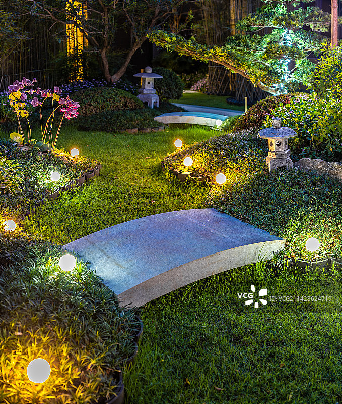 园林小景图片素材