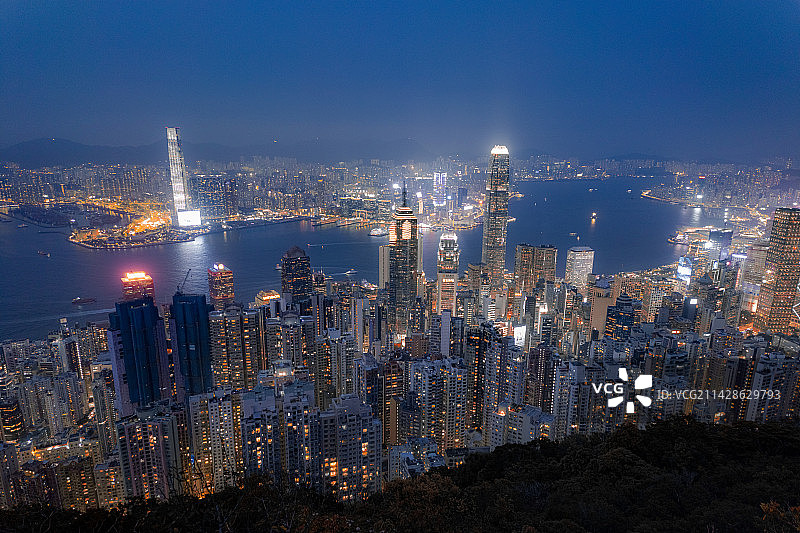 蓝调香港图片素材