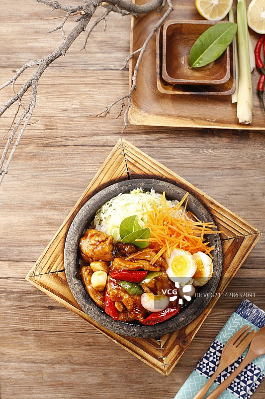 泰式海鲜烩饭图片素材