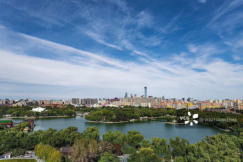 北京龙潭湖公园图片素材