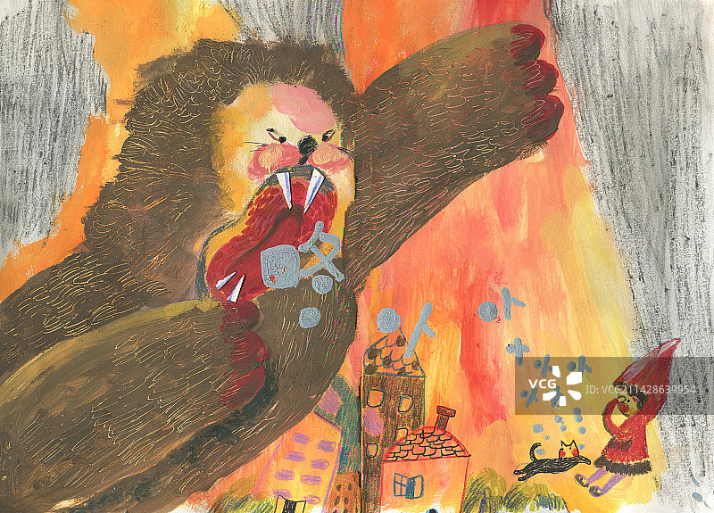 生气熊图片素材