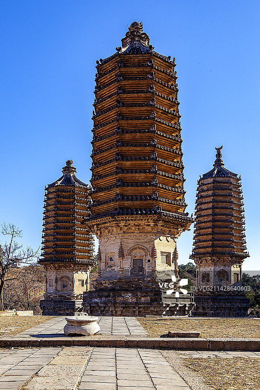 北京银山塔林图片素材