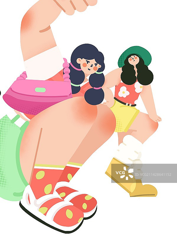 女性闺蜜旅游图片素材