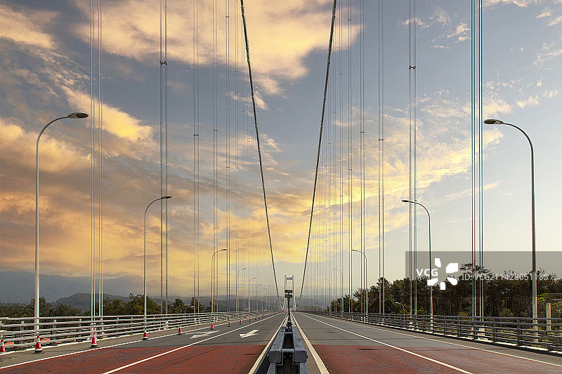 云南省保山市腾冲市“龙江特大桥”风光图片素材