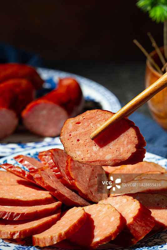 哈尔滨红肠图片素材