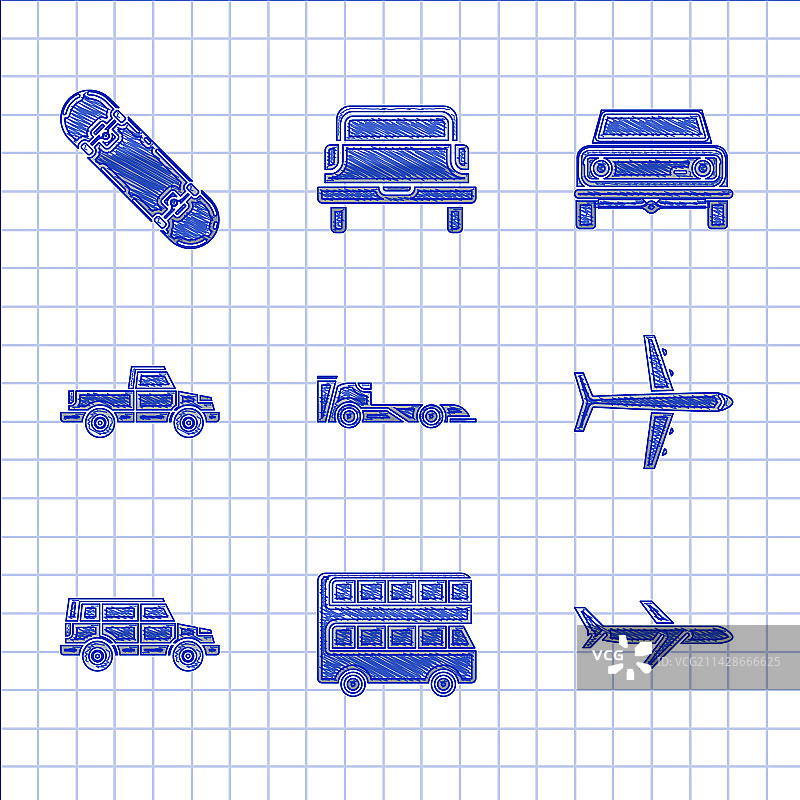 方程式赛车双层巴士飞机图片素材