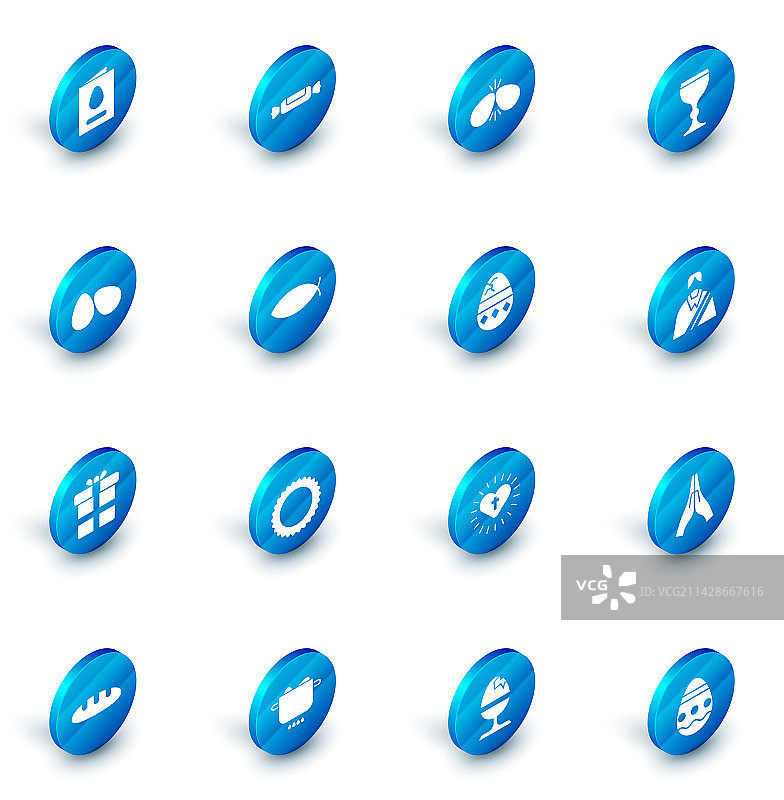 糖果复活节彩蛋酒杯礼盒组合图片素材