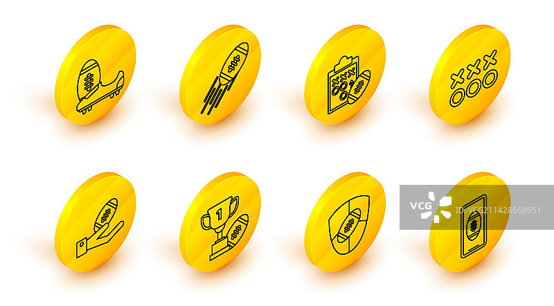 智能手机与美式橄榄球线条组合图片素材