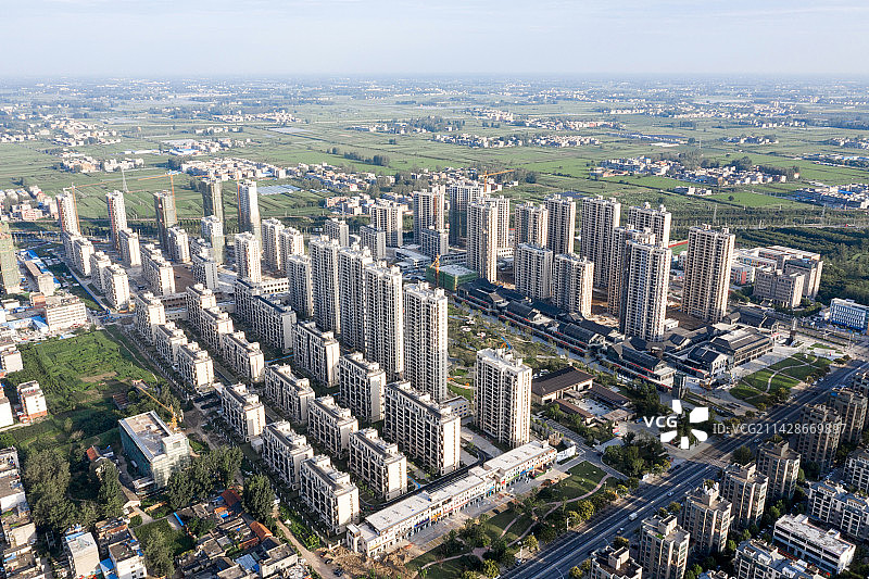 阜南城市风光图片素材