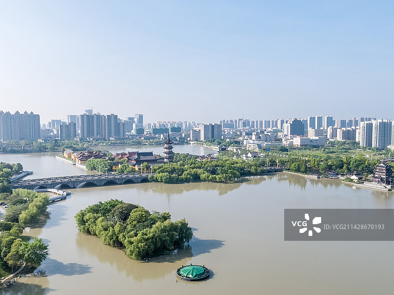 平湖城市风光报本禅寺图片素材