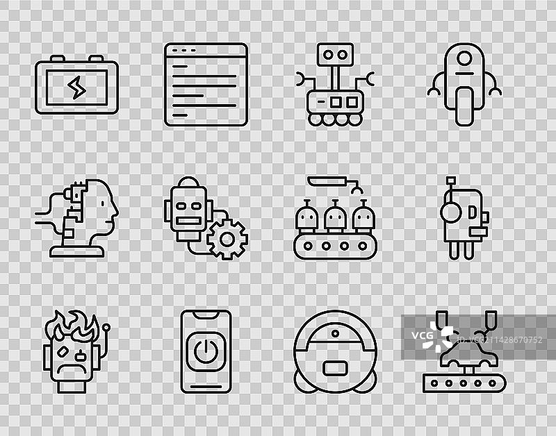 机器人烧毁机器人手臂图片素材