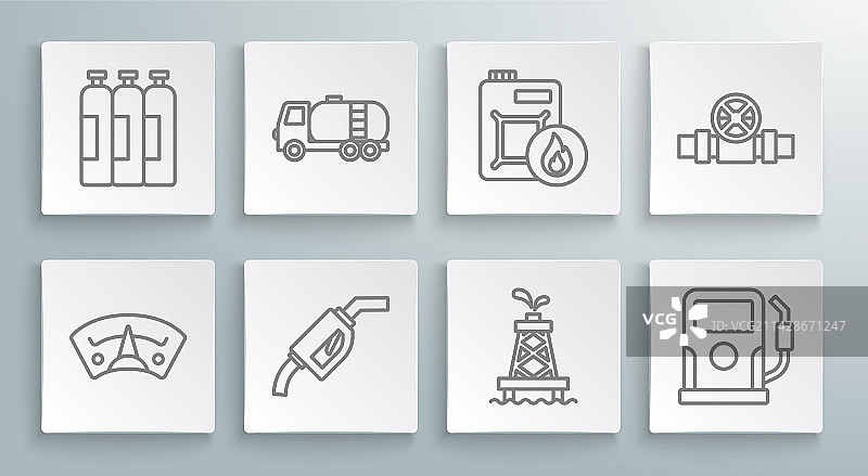 电机燃气表油罐车汽油图片素材