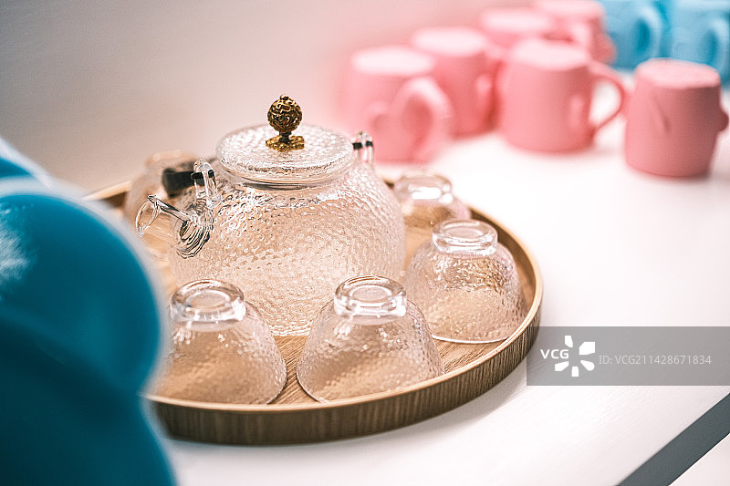 茶盘茶杯氛围图片素材