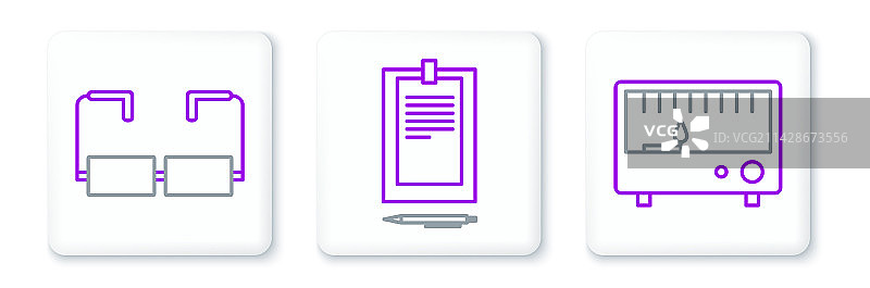 线路、电气测量仪器、眼镜图片素材