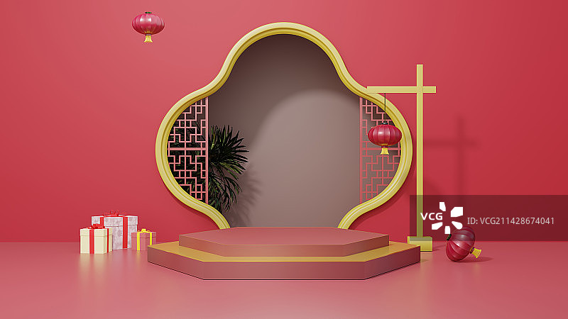 喜庆中国风节庆场景图片素材