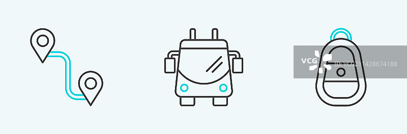 带遥控路线定位的汽车钥匙图片素材