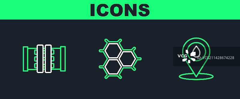 加油站位置工业标志图片素材