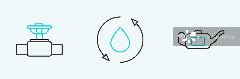 发动机机油罐工业管道线条合集图片素材