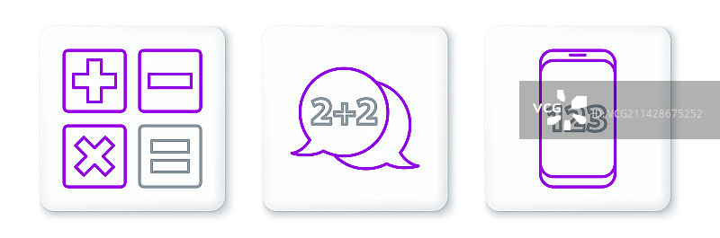 手机计算器界面线条图案图片素材