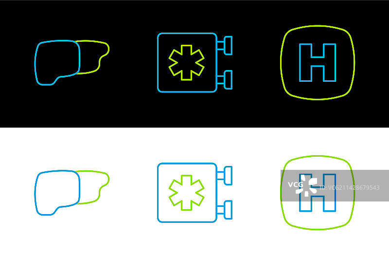 医院标识牌人体肝脏图片素材