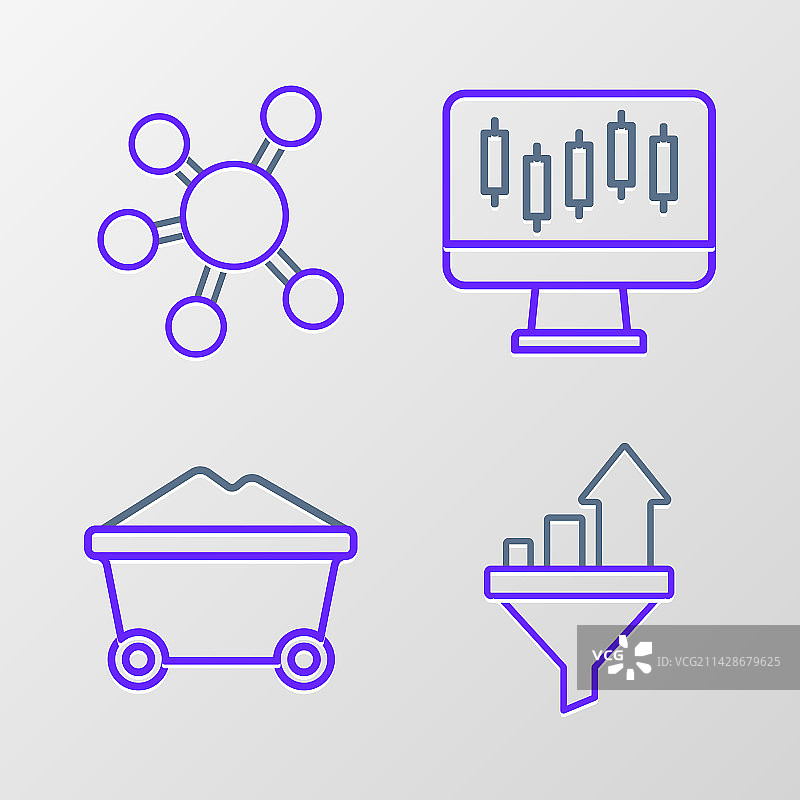 煤矿图表销售漏斗图片素材